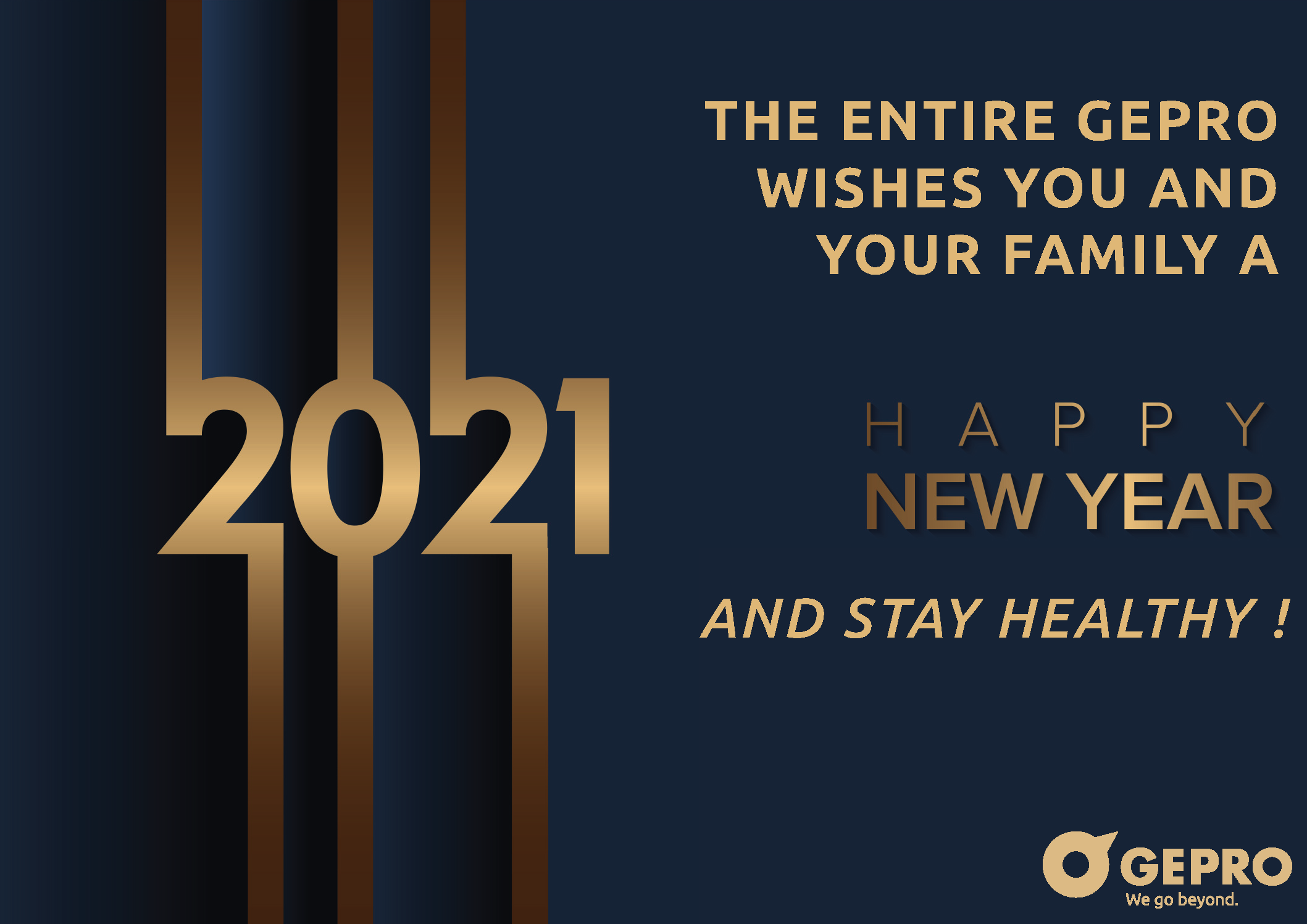 Die GEPRO wünscht ein frohes neues Jahr !